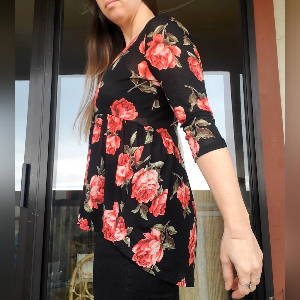 Floral Flowy Top